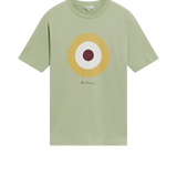 Camiseta Ben Sherman Signature Target Pistachio - ECRU