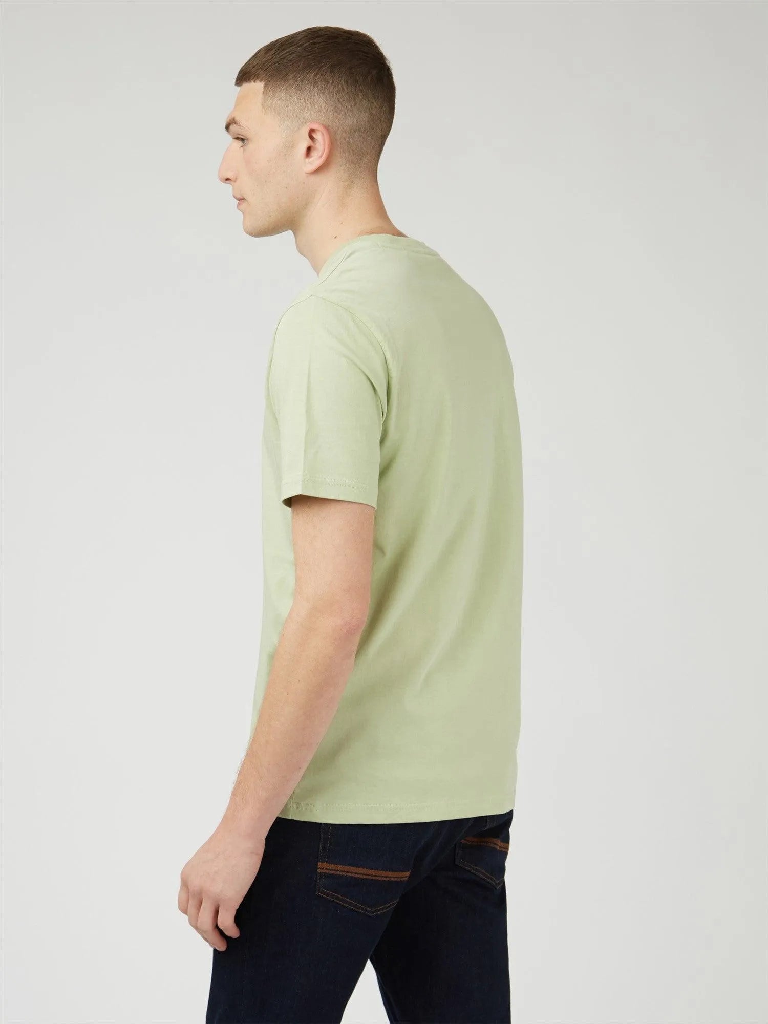 Camiseta Ben Sherman Signature Target Pistachio - ECRU