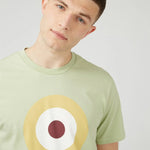 Camiseta Ben Sherman Signature Target Pistachio - ECRU