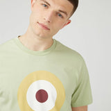Camiseta Ben Sherman Signature Target Pistachio - ECRU