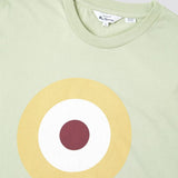 Camiseta Ben Sherman Signature Target Pistachio - ECRU