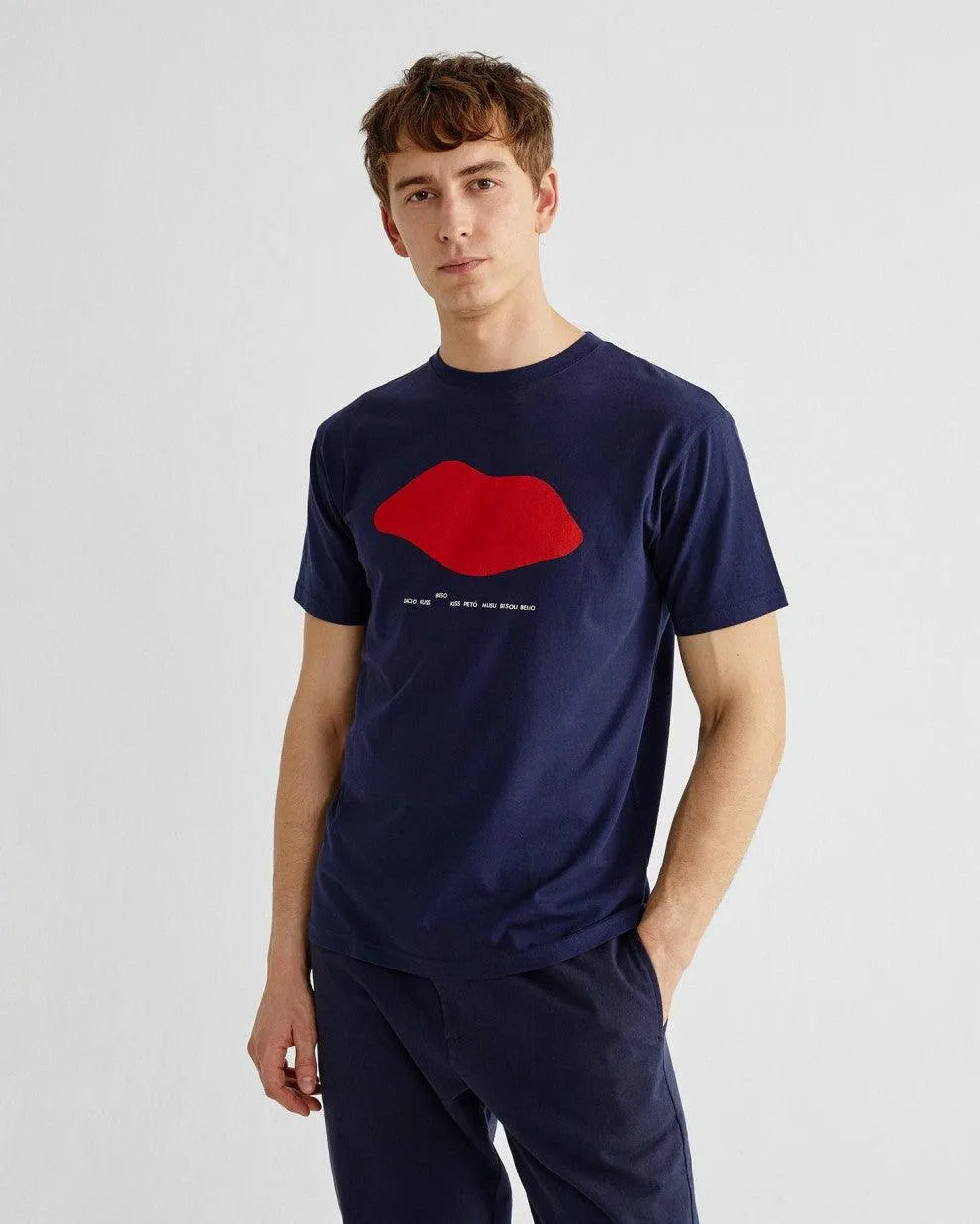 Camiseta Beso - ECRU