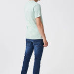 Camiseta blanca con print allover - ECRU