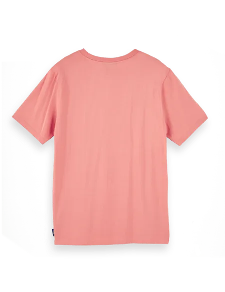 Camiseta Blauw de manga corta en algodón de cultivo responsable - ECRU