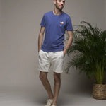 Camiseta Blue Spritz - ECRU