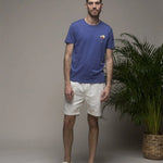 Camiseta Blue Spritz - ECRU