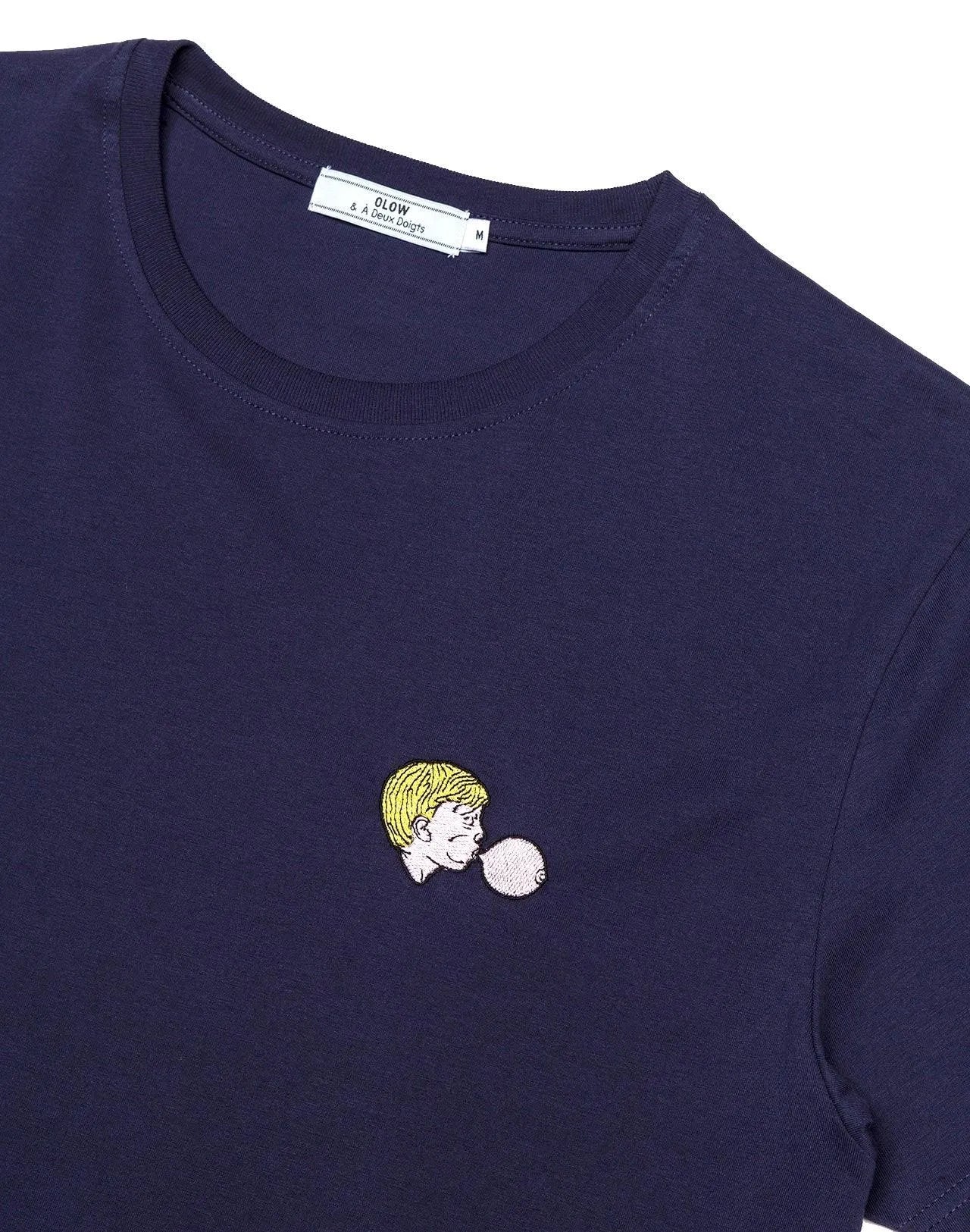 Camiseta Booble Gum Marine - ECRU