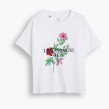 Camiseta Bordada Levi's Graphic Varsity - ECRU