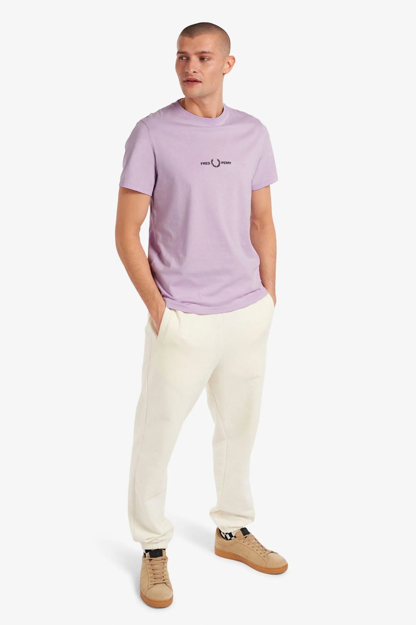 Camiseta bordada M4580 - ECRU