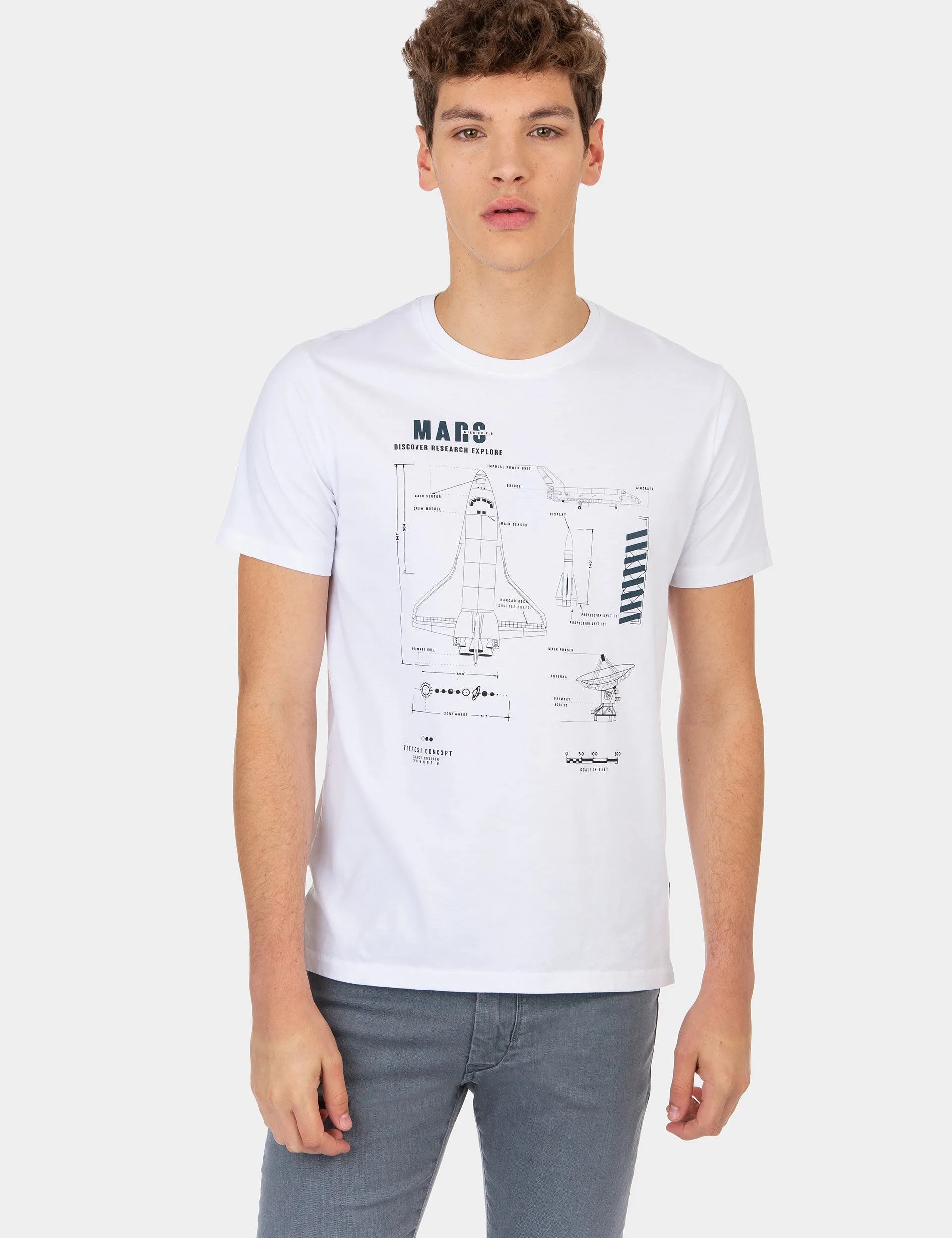 Camiseta Brans - ECRU