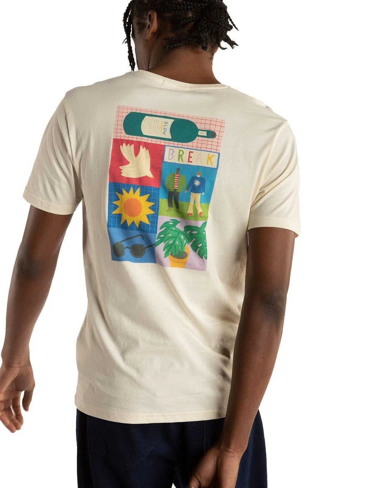 Camiseta Break - ECRU