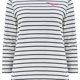 Camiseta Brighton Breton Blanco roto Azul marino Dinosaurio salvaje - ECRU
