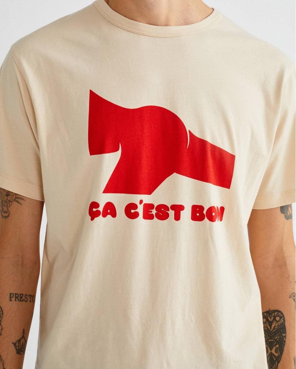 Camiseta Ça C'est Bon - ECRU