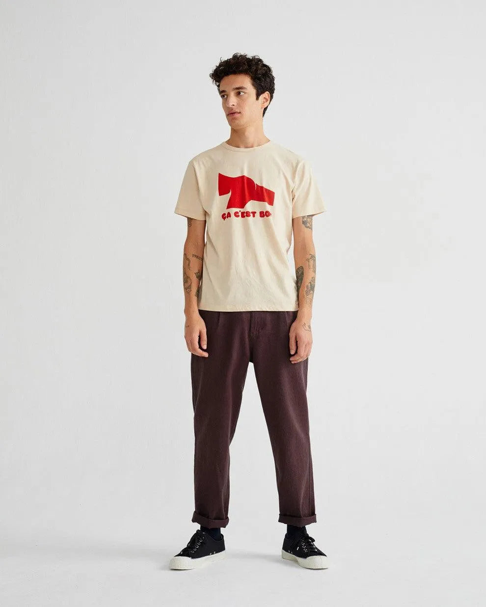 Camiseta Ça C'est Bon - ECRU