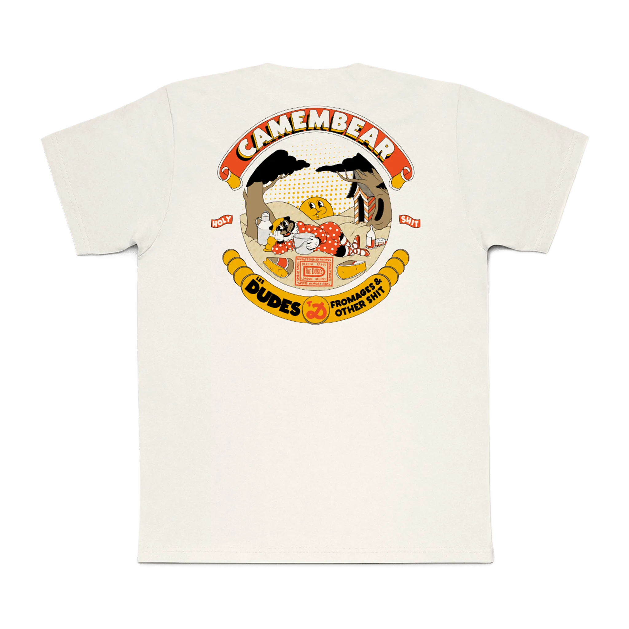 Camiseta Camembear - ECRU