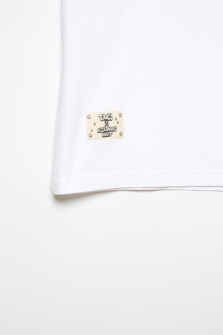 Camiseta Clean By Alexandre Nart - ECRU
