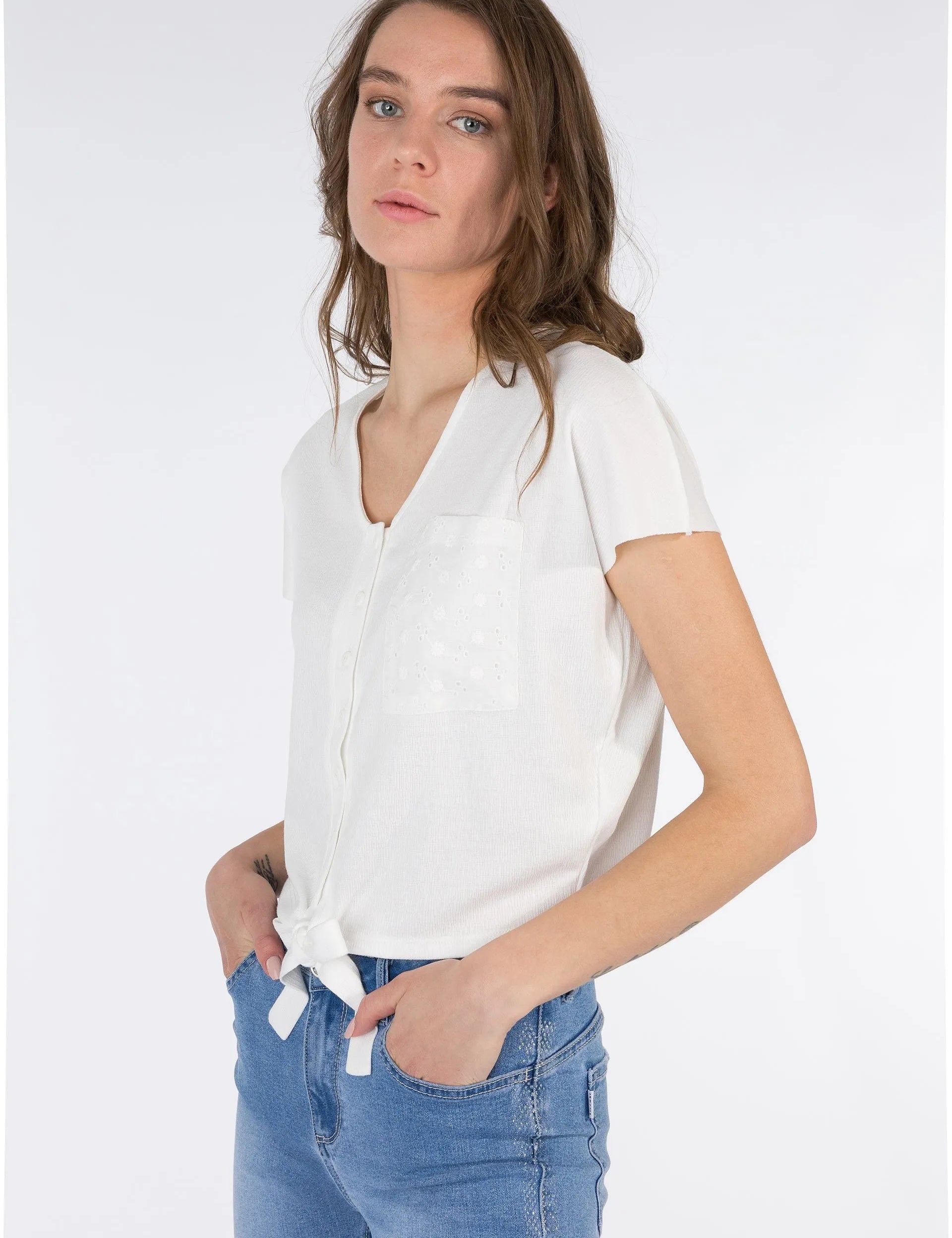 Camiseta Cloe 1 - ECRU