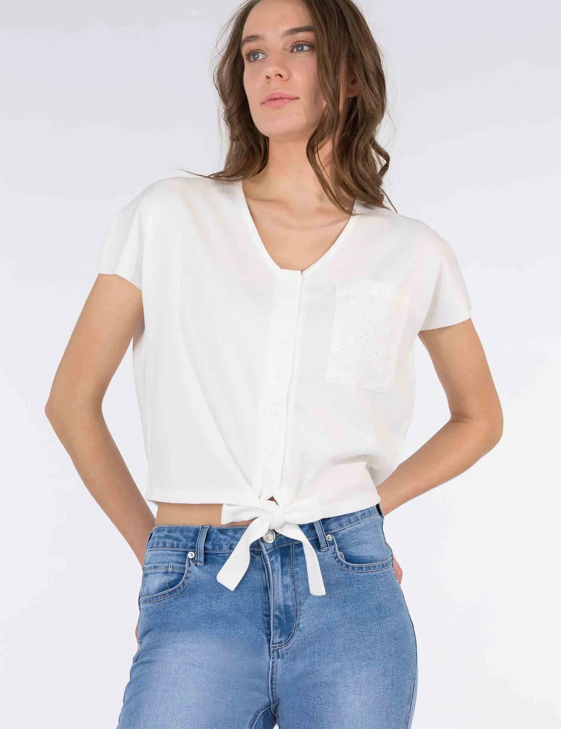 Camiseta Cloe 1 - ECRU