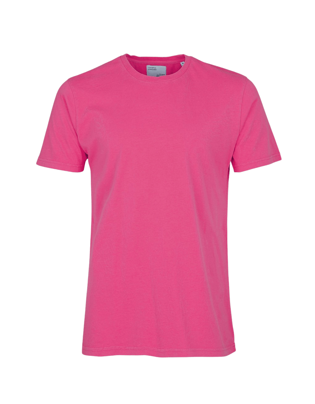 Camiseta Colorful Standard de Algodón Orgánico Rosa Chicle - ECRU