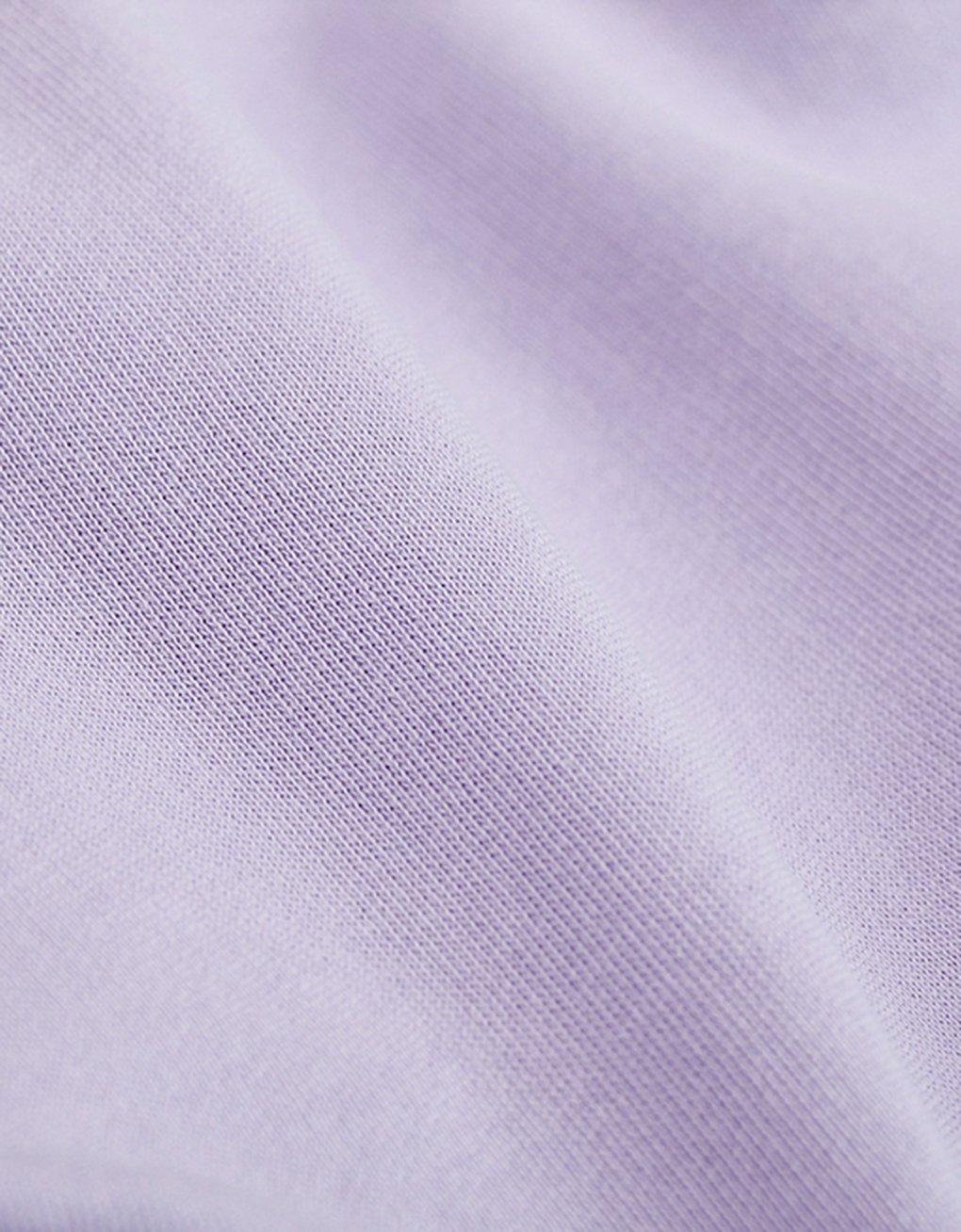 Camiseta Colorful Standard de Algodón Orgánico Soft Lavander - ECRU