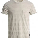 Camiseta con bolsillo en relieve - ECRU