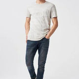 Camiseta con bolsillo en relieve - ECRU