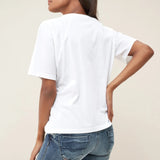 Camiseta con bordado - ECRU