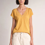 Camiseta con encaje - ECRU