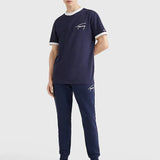 Camiseta con Logo Distintivo Bordado - ECRU