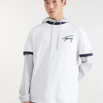 Camiseta con Logo Distintivo Bordado - ECRU