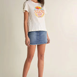 Camiseta con logo "SALSA JEANS 1994" - ECRU