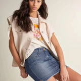 Camiseta con logo "SALSA JEANS 1994" - ECRU