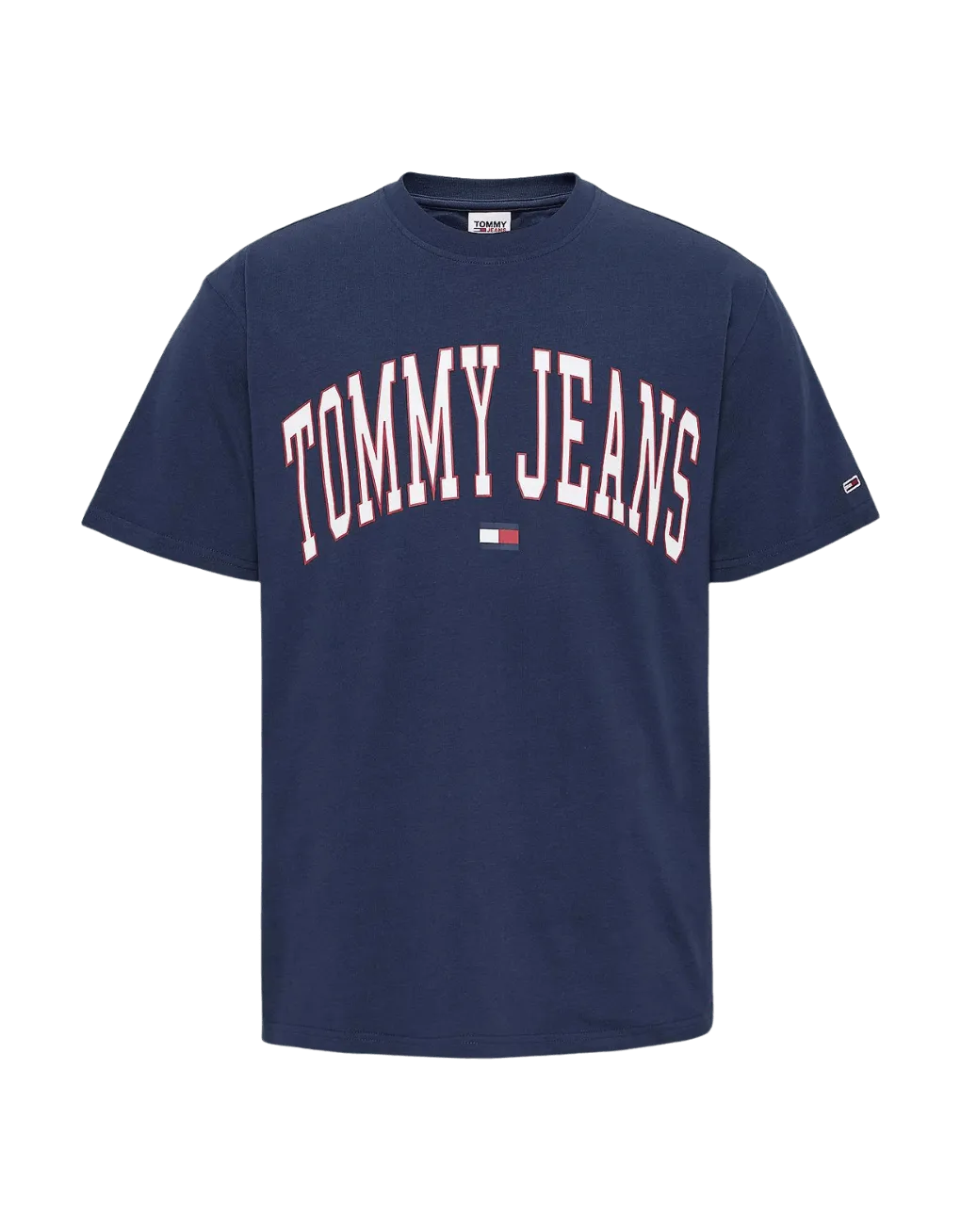 Camiseta con Logo Universitario - ECRU