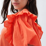 Camiseta con manga abullonada - ECRU