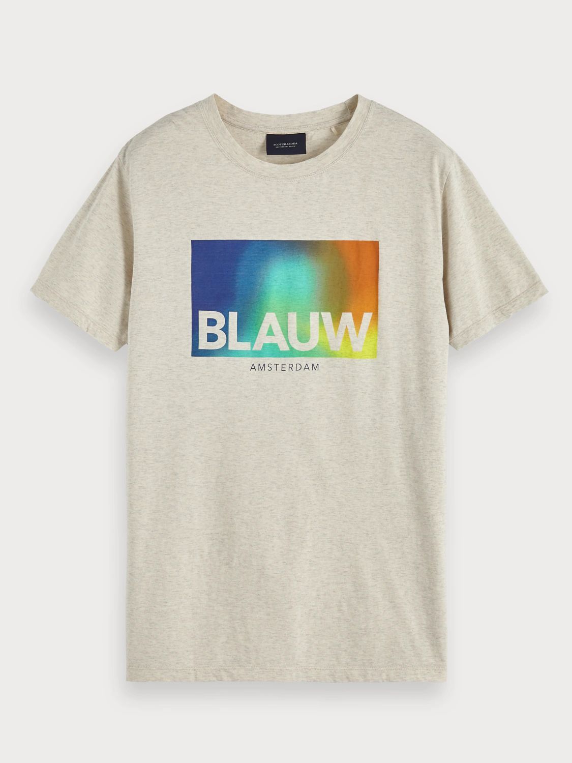 Camiseta con motivo gráfico Blauw - ECRU