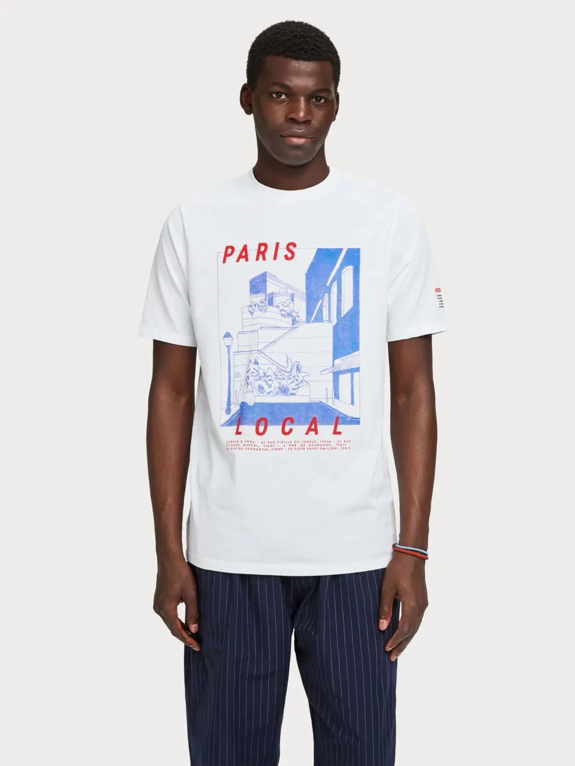 Camiseta con motivo gráfico estampado - ECRU