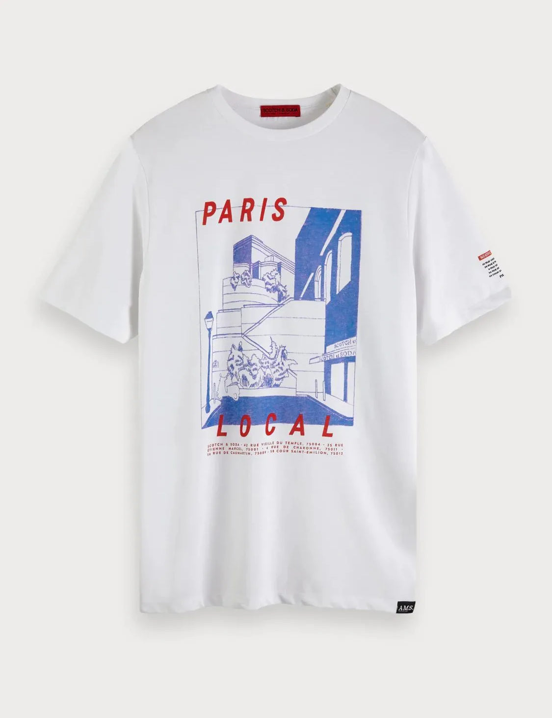 Camiseta con motivo gráfico estampado - ECRU