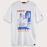 Camiseta con motivo gráfico estampado - ECRU