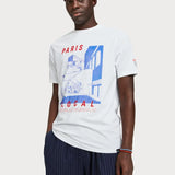 Camiseta con motivo gráfico estampado - ECRU