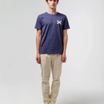 Camiseta Cross Azul - ECRU