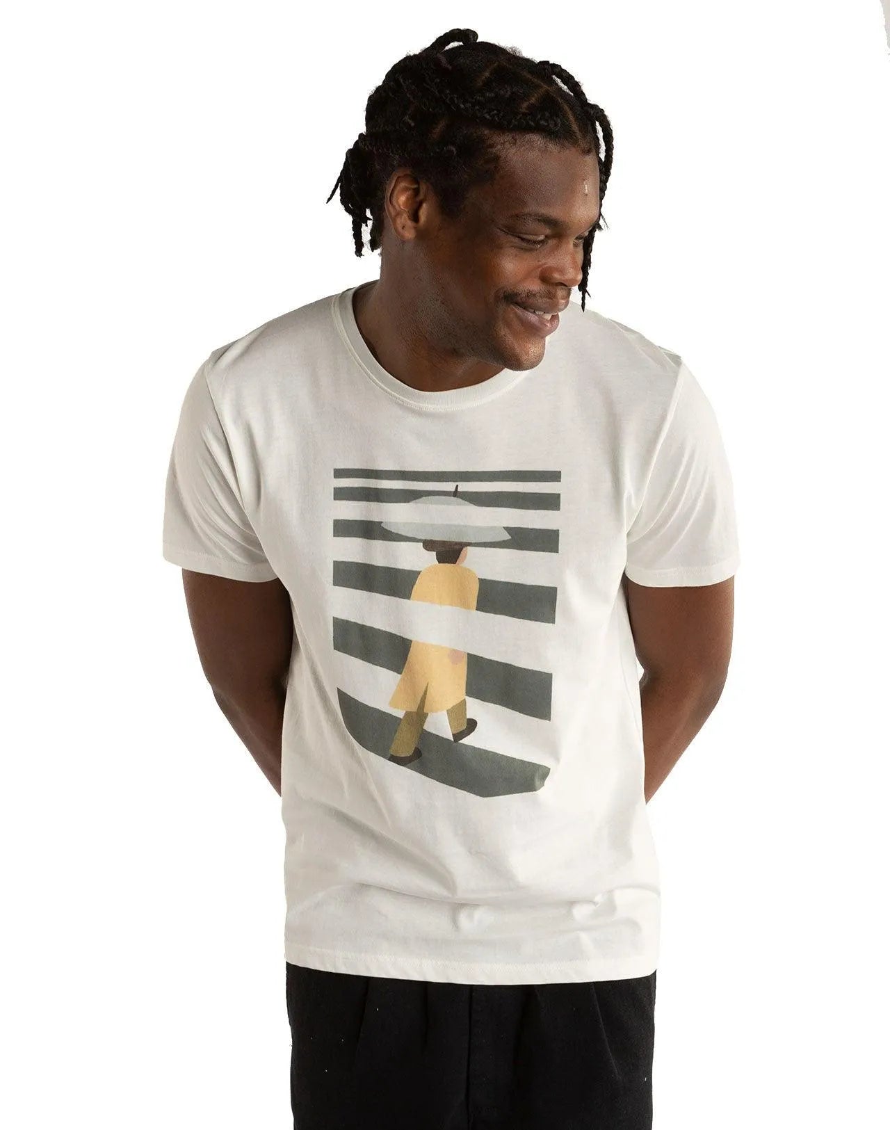 Camiseta Cross - ECRU