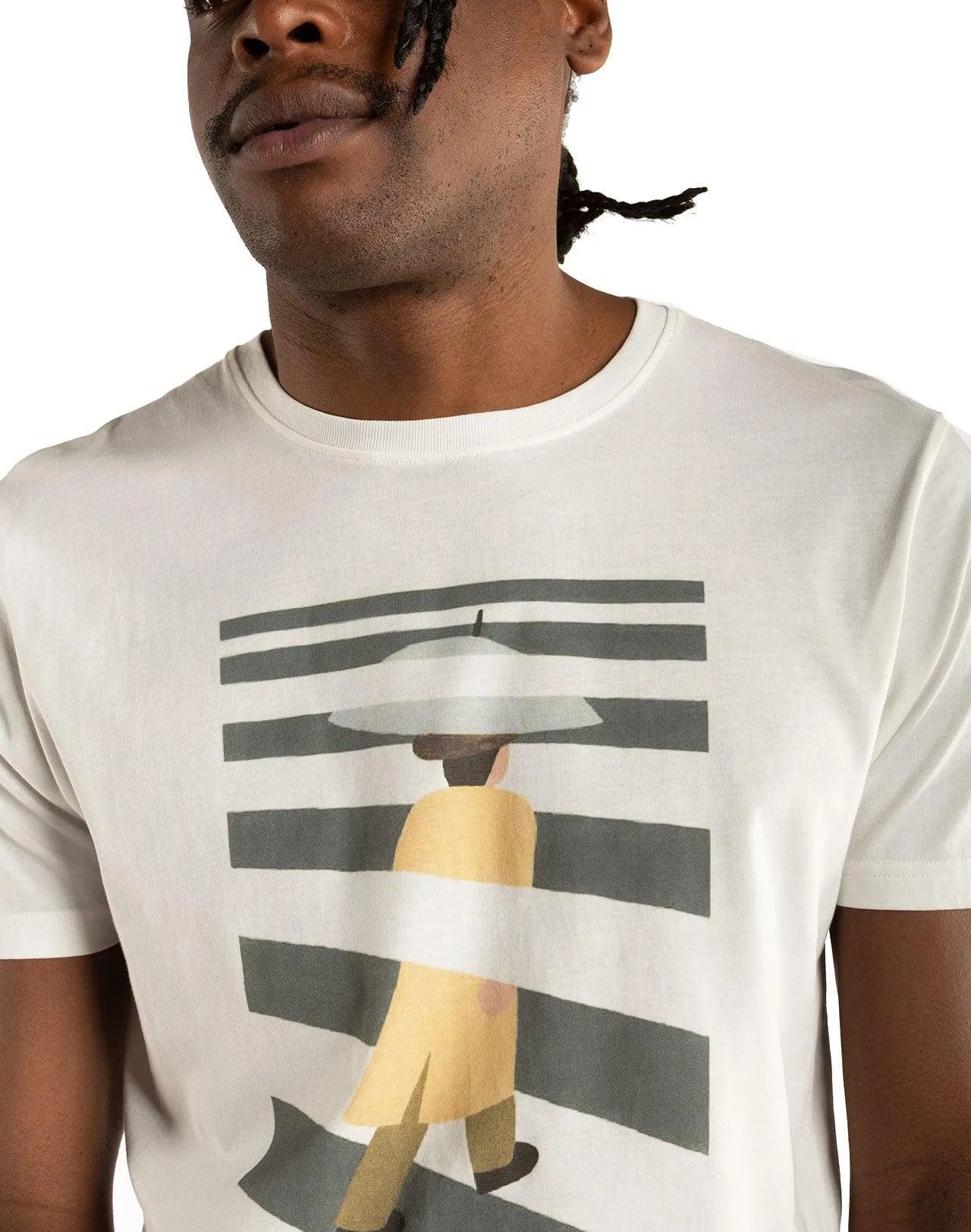 Camiseta Cross - ECRU