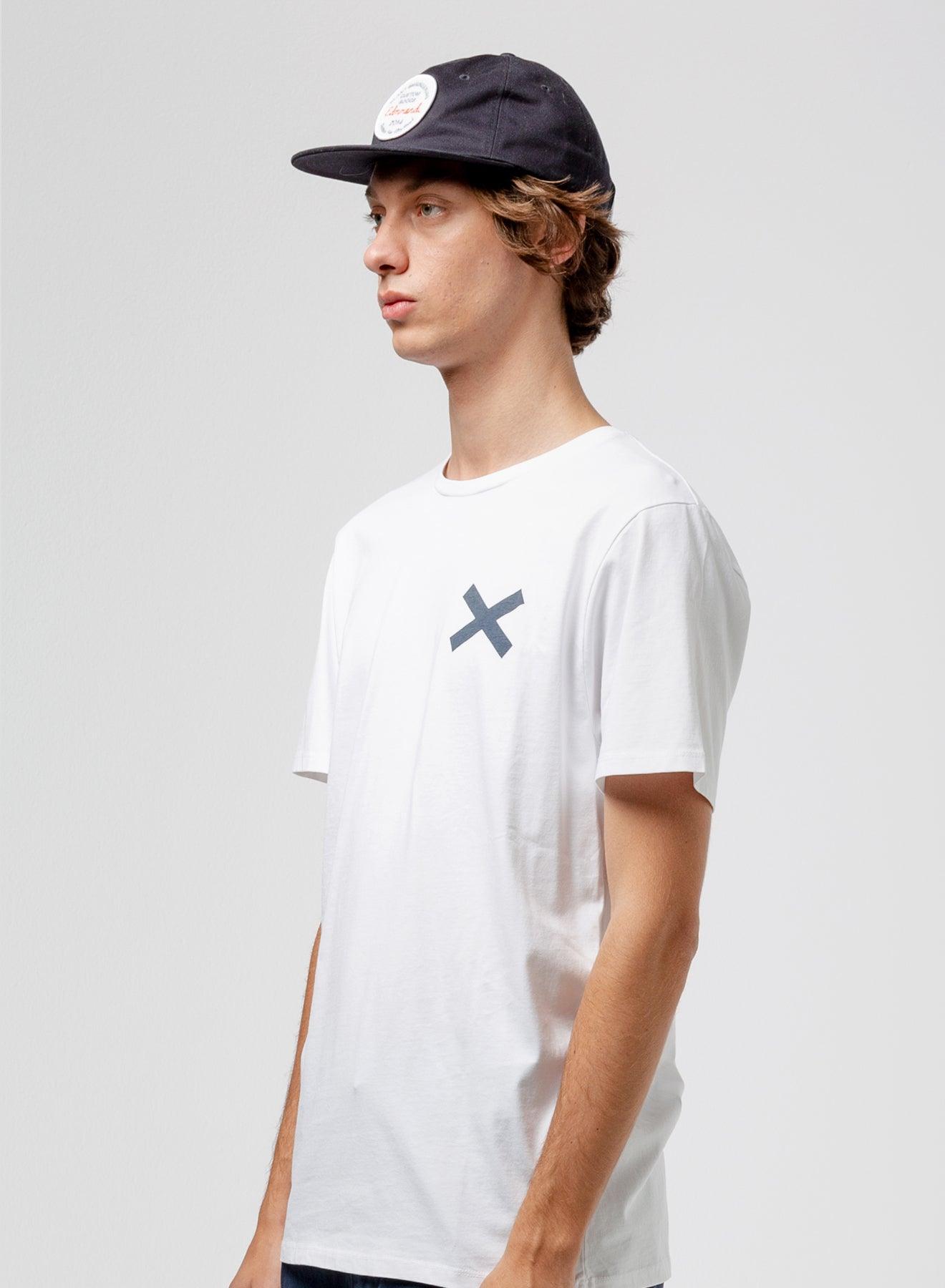 Camiseta Cross Plain White - ECRU