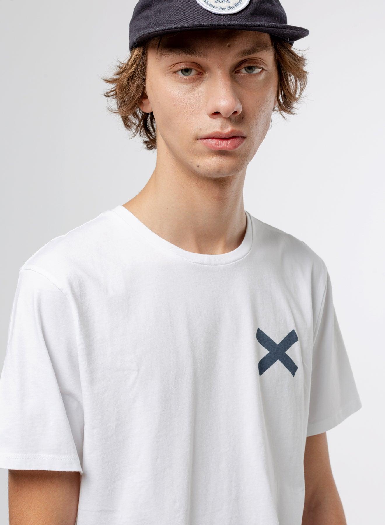 Camiseta Cross Plain White - ECRU