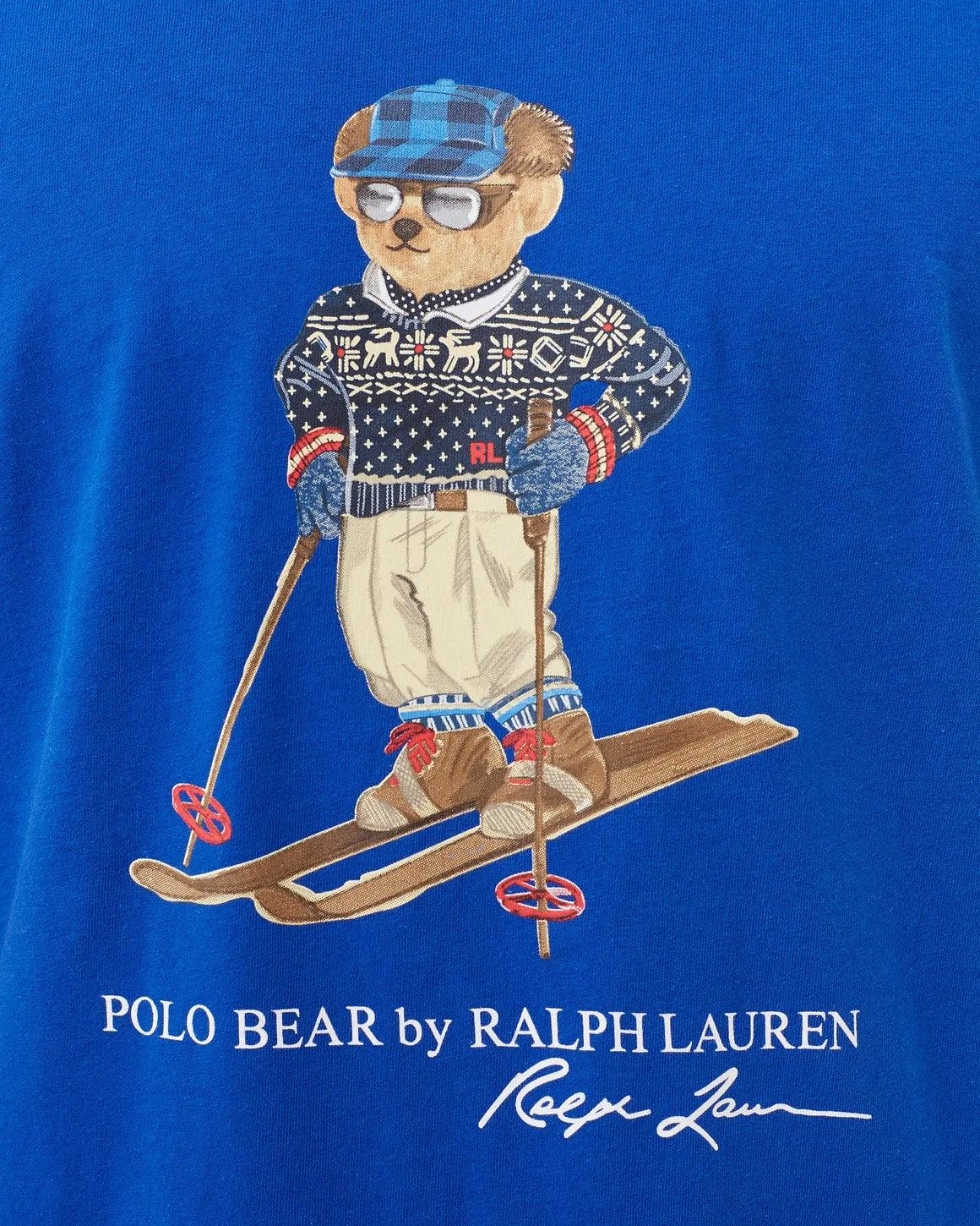 Camiseta Custom Slim Fit Ski Polo Bear - ECRU