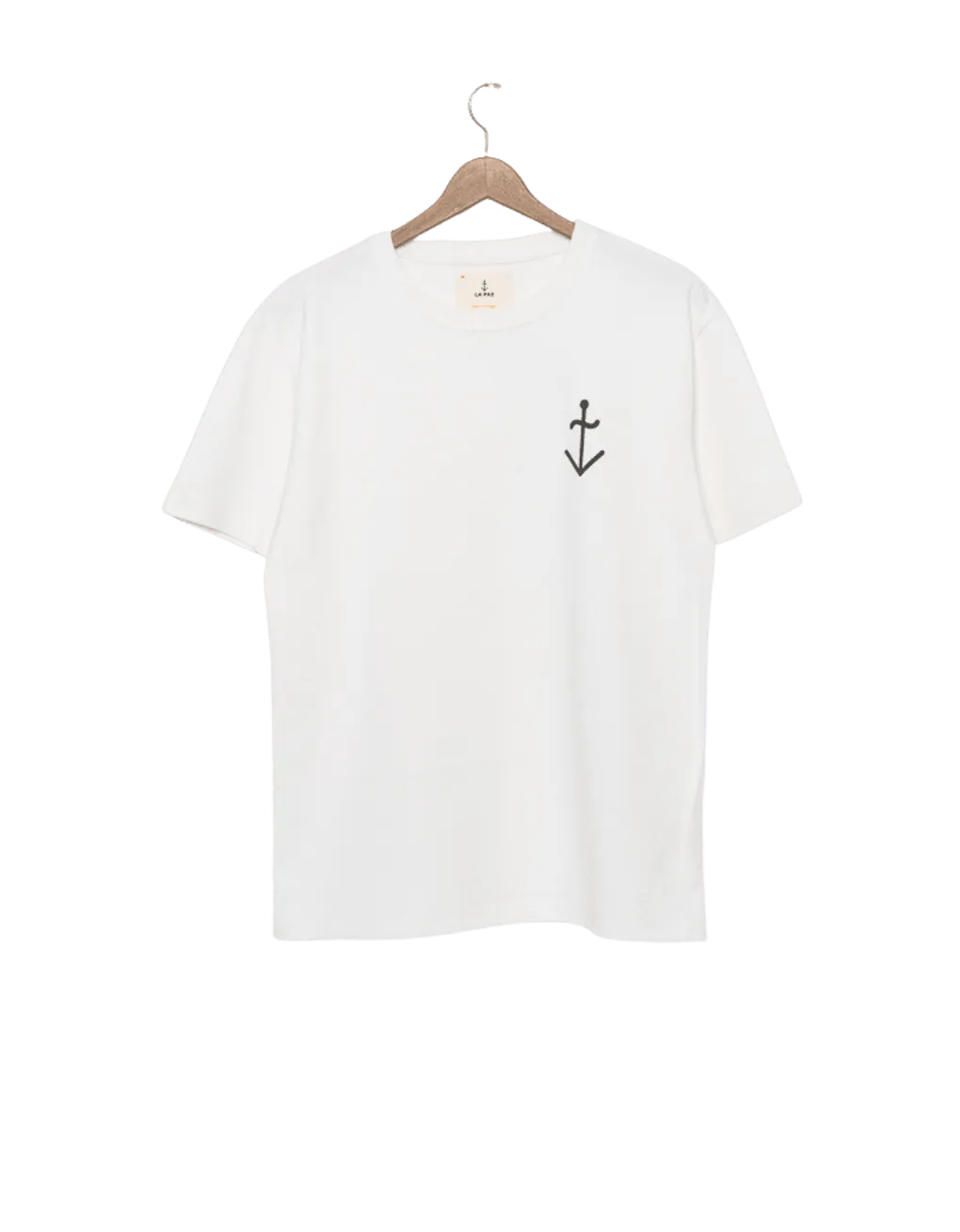 Camiseta Dantas Ecru Ash Logo - ECRU