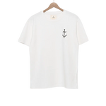 Camiseta Dantas Ecru Ash Logo - ECRU