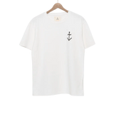 Camiseta Dantas Ecru Ash Logo - ECRU