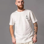 Camiseta Dantas Ecru Ash Logo - ECRU
