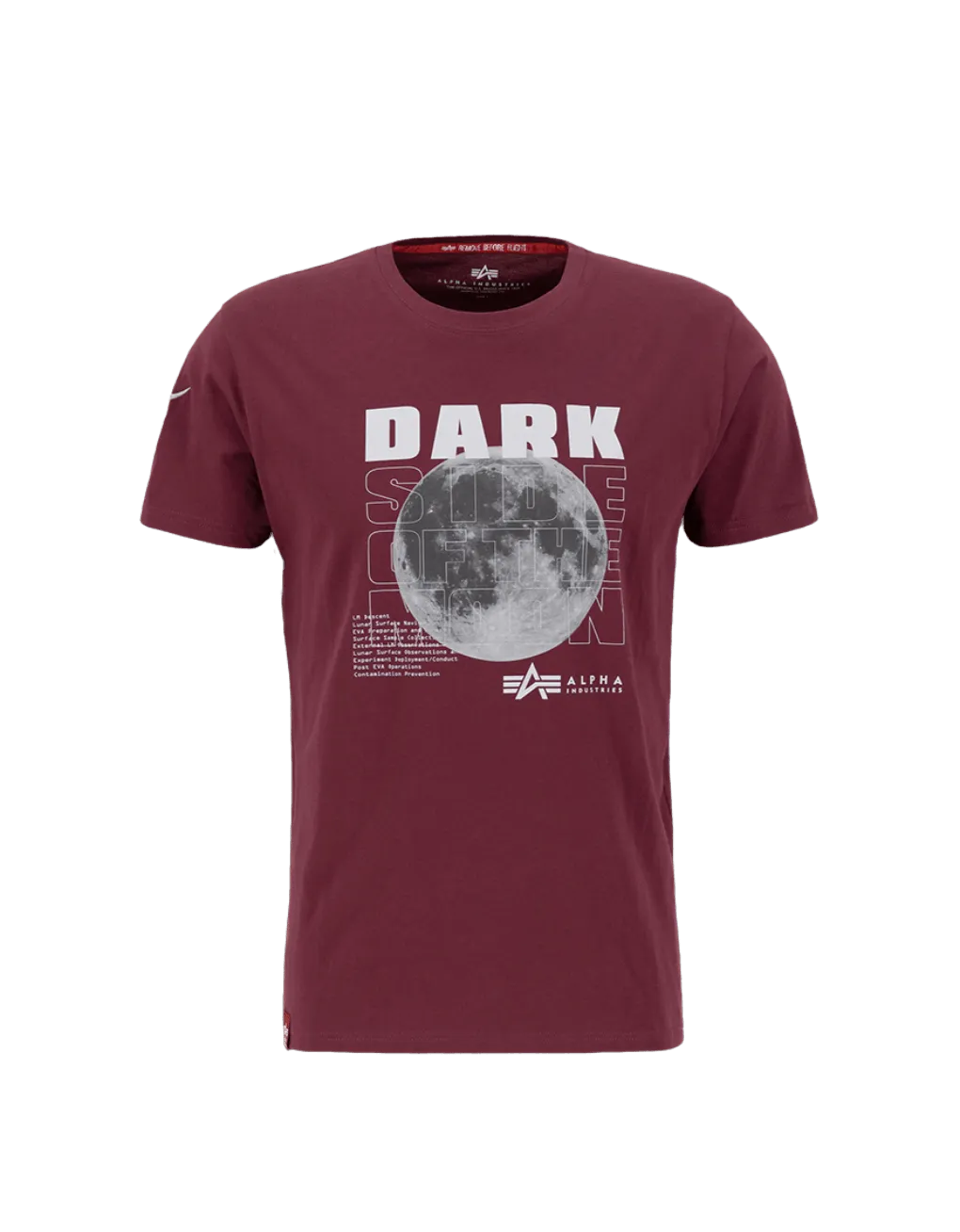Camiseta Dark Side Burgundy - ECRU